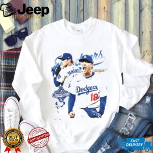 Yoshinobu Yamamoto World Series MVP RHP Los Angeles Dodgers MLB Baseball graphic shirt