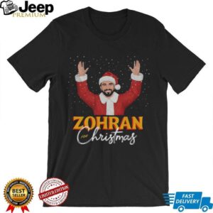 Zohran for Christmas Funny Mamdani Mayor Santa shirt