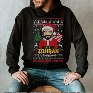 Zohran for Christmas Ugly Funny Mamdani Santa shirt