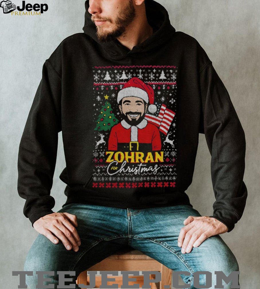 Zohran for Christmas Ugly Funny Mamdani Santa shirt Zohran for Christmas Ugly Funny Mamdani Santa shirt