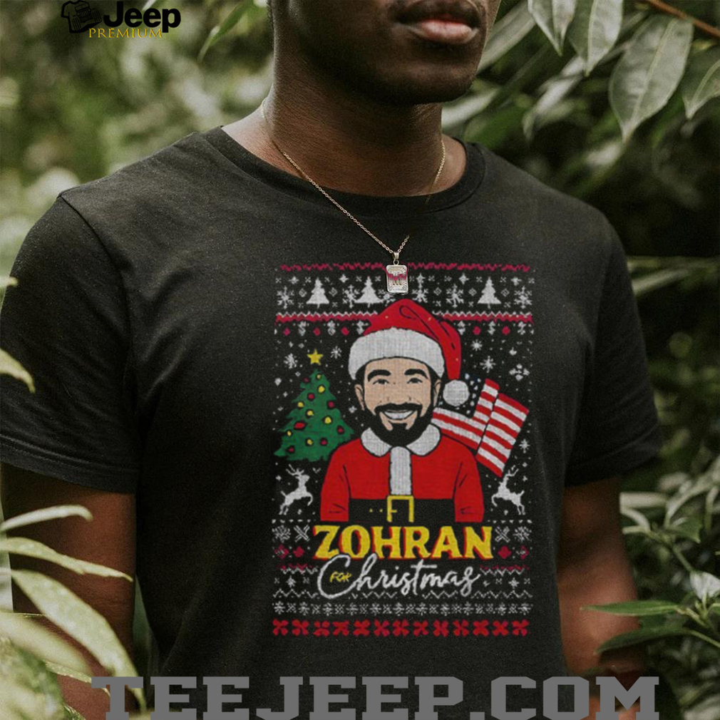 Zohran for Christmas Ugly Funny Mamdani Santa shirt Zohran for Christmas Ugly Funny Mamdani Santa shirt