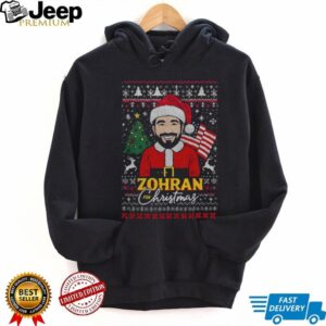 Zohran for Christmas Ugly Funny Mamdani Santa shirt