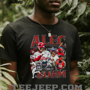 Alec Bohm Philadelphia Phillies Vintage Graphic T Shirt