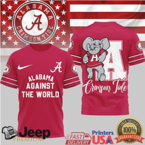 Alabama Against The World Essential Crimson Tide T Shirts Alabama Against The World Essential Crimson Tide T Shirts