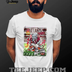 Alabama Crimson Tide beat Auburn Tigers Iron Bowl 2025 Defeet the Tigers shirt