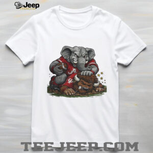 Alabama Crimson Tide beat Indiana Hoosiers Playoffs Retro Rivalries Football Artwork shirt