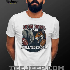 Alabama Crimson Tide vs Auburn Tigers Football Iron Bowl 2025 SEC Champions Roll Tide Roll shirt