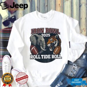 Alabama Crimson Tide vs Auburn Tigers Football Iron Bowl 2025 SEC Champions Roll Tide Roll shirt
