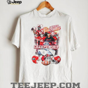 Alabama Crimson Tide vs Georgia Bulldogs football Iron Bowl 2025 SEC Championship shirt Alabama Crimson Tide vs Georgia Bulldogs football Iron Bowl 2025 SEC Championship shirt