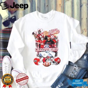 Alabama Crimson Tide vs Georgia Bulldogs football Iron Bowl 2025 SEC Championship shirt