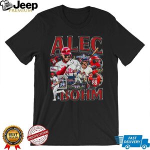 Alec Bohm Philadelphia Phillies Vintage Graphic T Shirt