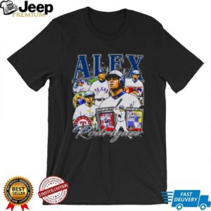 Alex Rodriguez Texas Rangers Vintage Tee