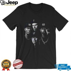 All Eyez on Los Angeles Dodgers Big Four Baseball Squad shirt