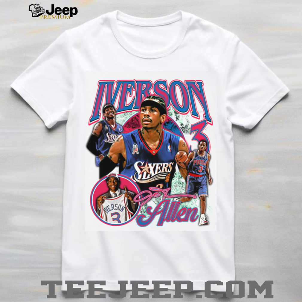 Allen Iverson The Answer Bootleg Style T Shirt Allen Iverson The Answer Bootleg Style T Shirt