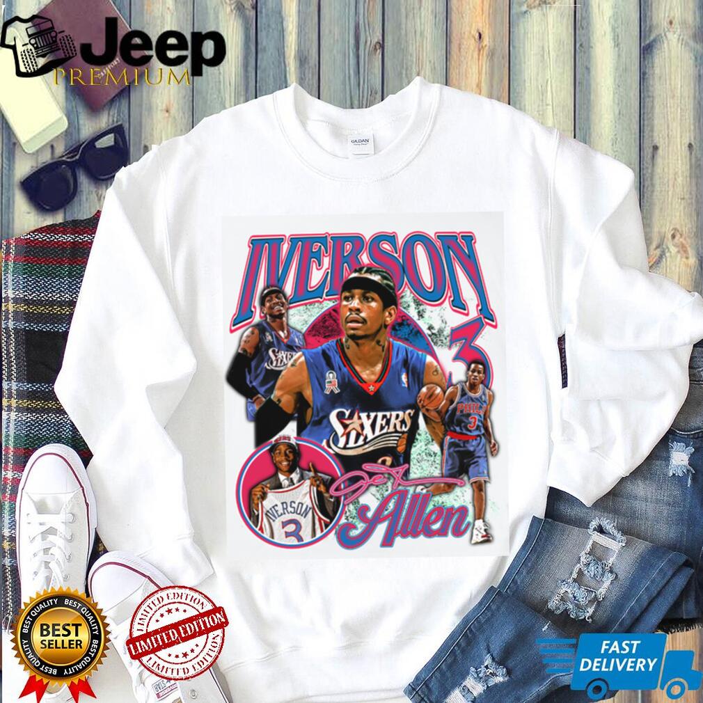 Allen Iverson The Answer Bootleg Style T Shirt Allen Iverson The Answer Bootleg Style T Shirt
