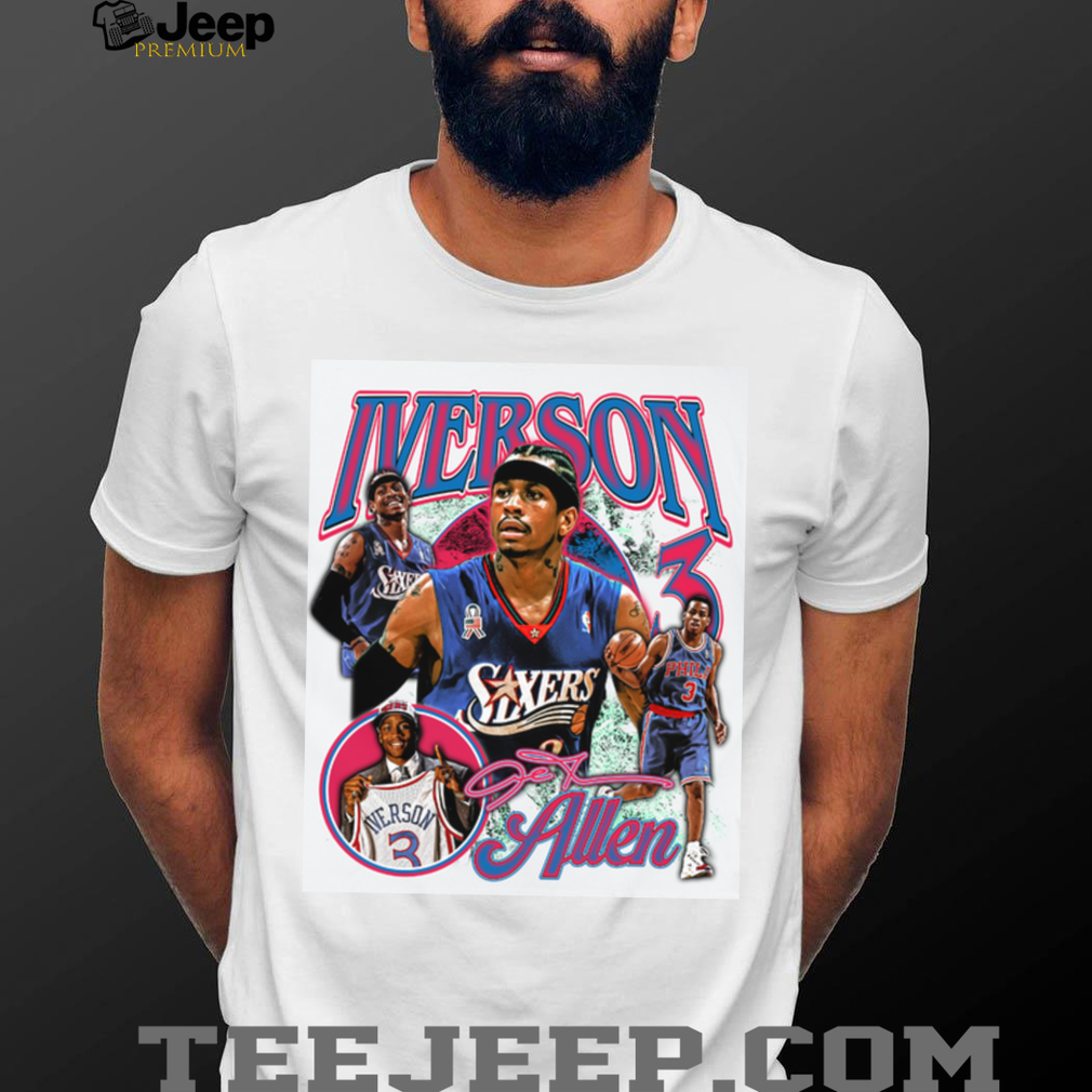 Allen Iverson The Answer Bootleg Style T Shirt Allen Iverson The Answer Bootleg Style T Shirt