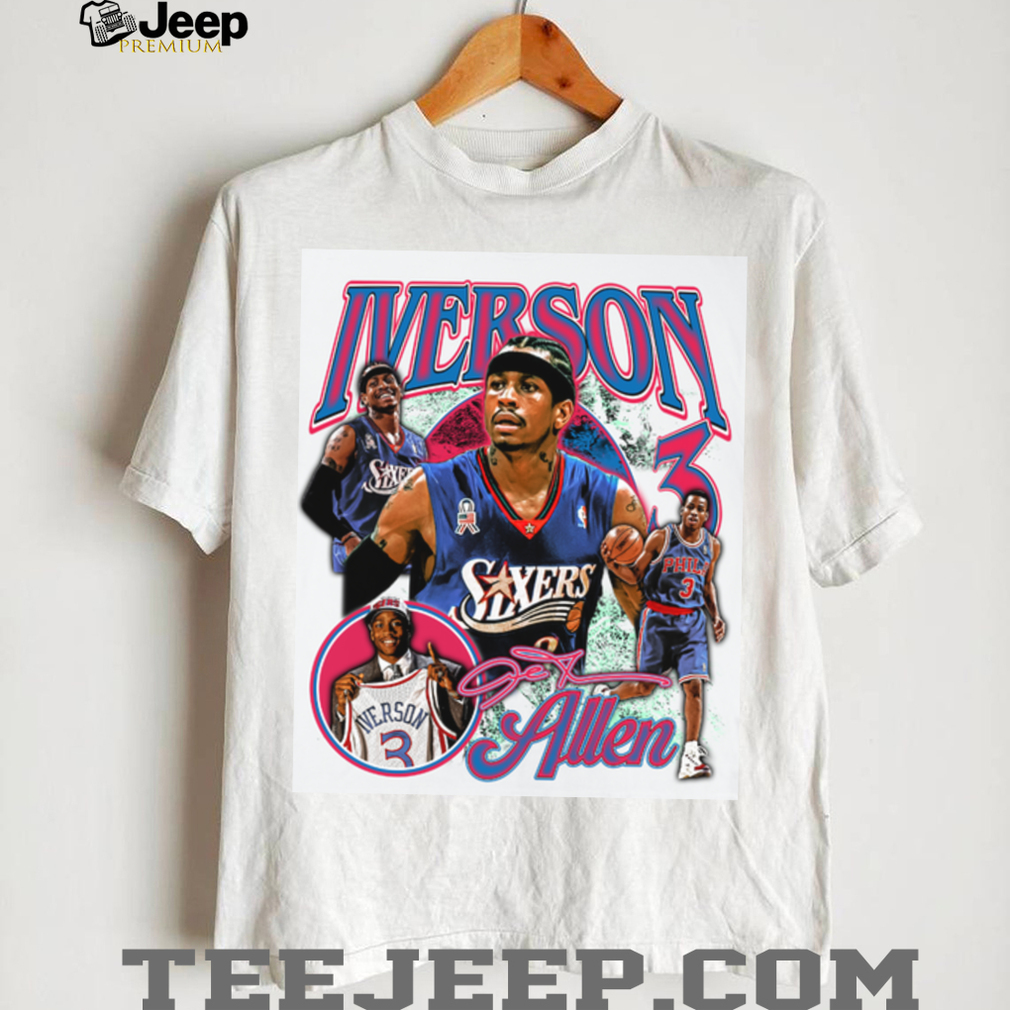 Allen Iverson The Answer Bootleg Style T Shirt Allen Iverson The Answer Bootleg Style T Shirt