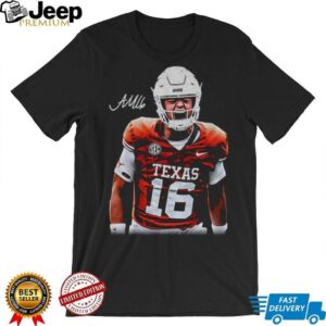 Arch Manning shout loudly Texas Longhorns Football signature shirt Arch Manning shout loudly Texas Longhorns Football signature shirt