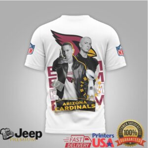Arizona Cardinals Official NFL Eminem 3D Shirt