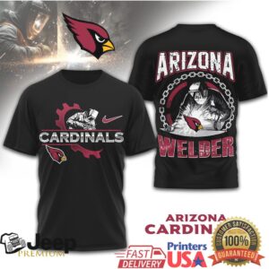 Arizona Cardinals Official NFL Welder 3D Shirt