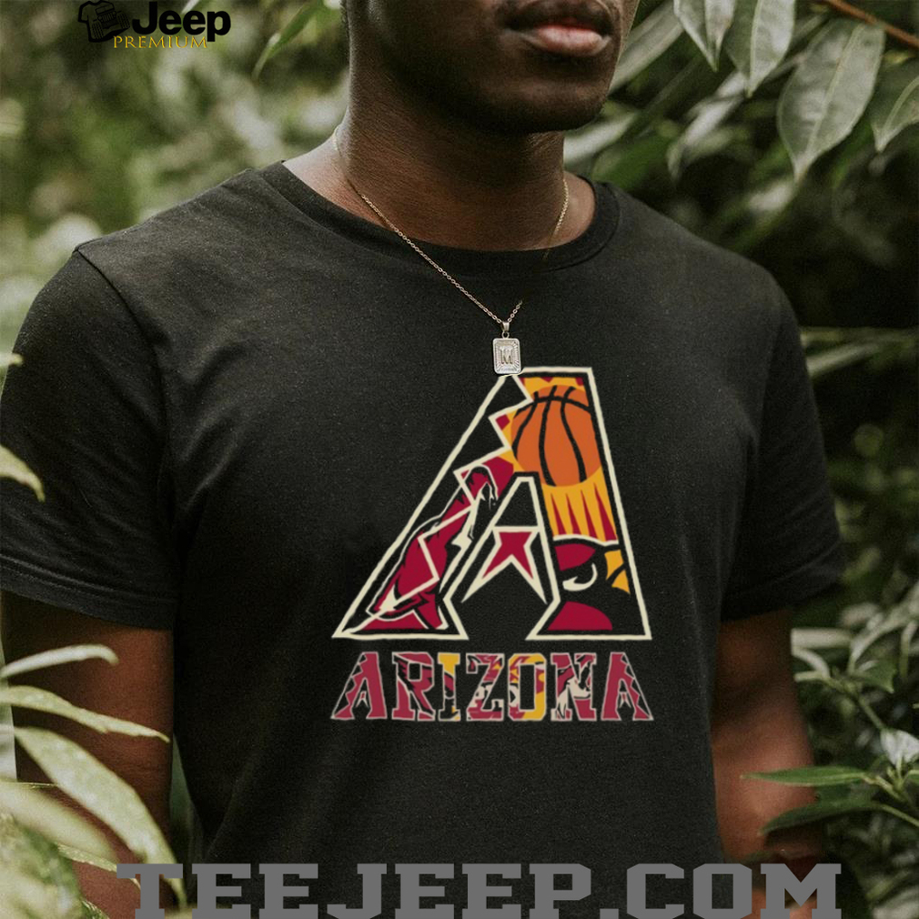 Arizona Diamondbacks & Phoenix Suns Mashup T Shirt Arizona Diamondbacks & Phoenix Suns Mashup T Shirt