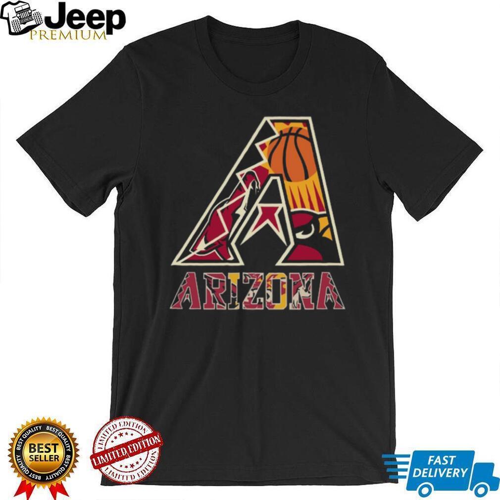 Arizona Diamondbacks & Phoenix Suns Mashup T Shirt Arizona Diamondbacks & Phoenix Suns Mashup T Shirt