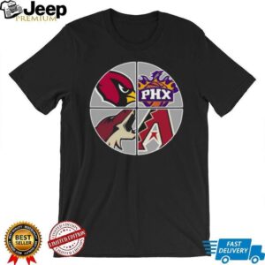 Arizona Pro Sports Team Logos T Shirt