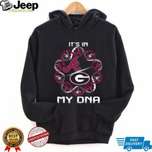Atlanta Braves and Georgia Bulldogs It's in My DNA T Shirt