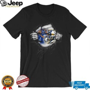 Auburn Tigers vs. Nashville Predators Crossover T Shirt