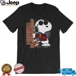 Awesome Peanuts Snoopy Minnesota Golden Gophers It's The Most Wonderful T Shirt