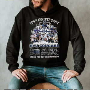 BYU Cougars 104th Anniversary 1922 2026 Thank You For The Memories Commemorative Shirt