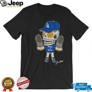 Back 2 Back Calavera Los Angeles Dodgers MLB Baseball 2024 2025 shirt Back 2 Back Calavera Los Angeles Dodgers MLB Baseball 2024 2025 shirt