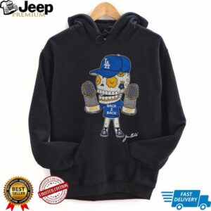 Back 2 Back Calavera Los Angeles Dodgers MLB Baseball 2024 2025 shirt