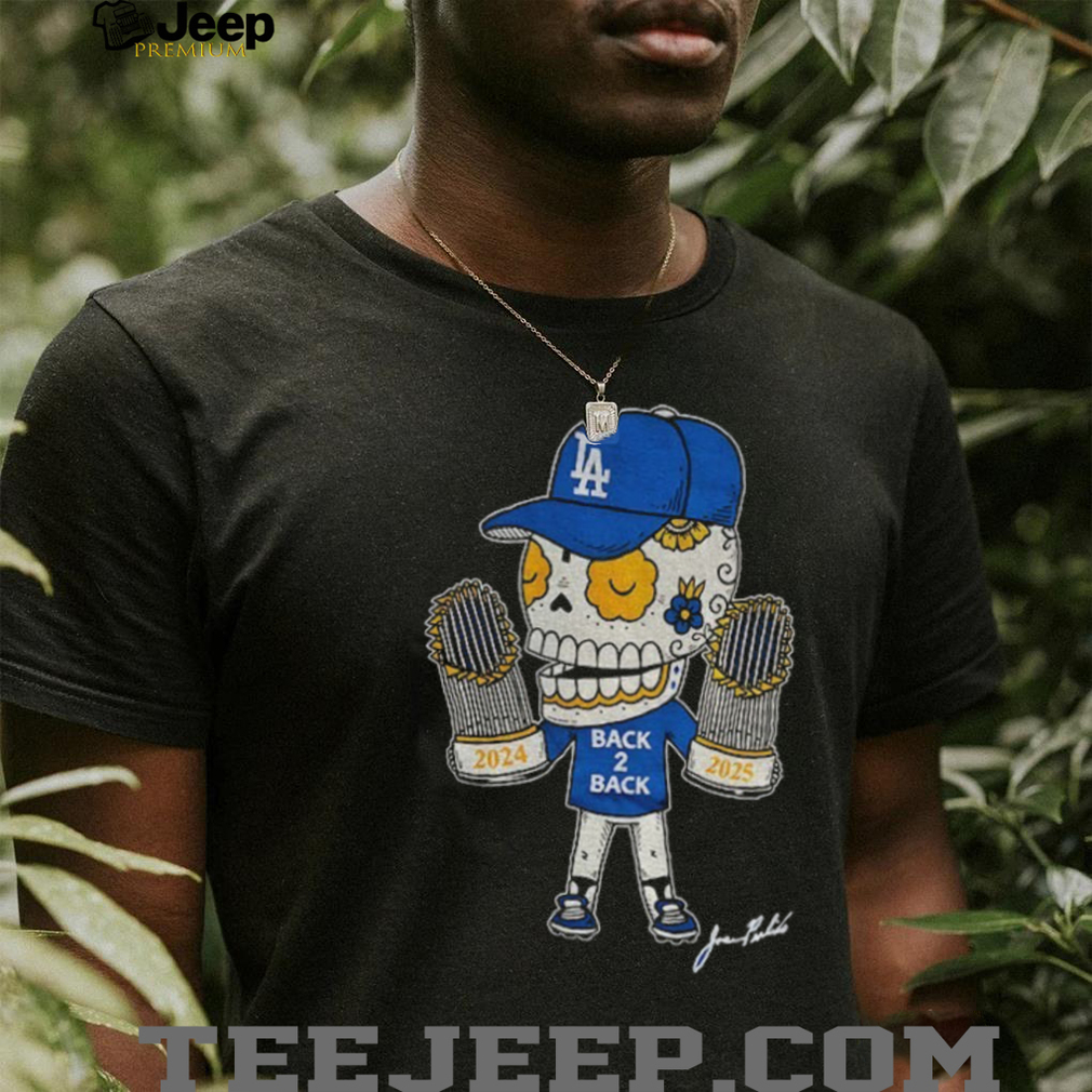 Back 2 Back Calavera Los Angeles Dodgers MLB Baseball 2024 2025 shirt Back 2 Back Calavera Los Angeles Dodgers MLB Baseball 2024 2025 shirt