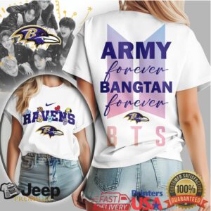 Baltimore Ravens Official NFL BTS Women Shirt