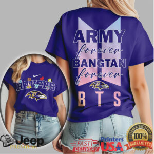 Baltimore Ravens Official NFL BTS Women Shirt