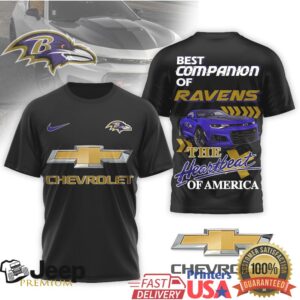 Baltimore Ravens Official NFL Chevrolet 3D Shirt