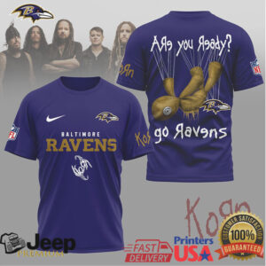 Baltimore Ravens Official NFL Korn Fan Shirt