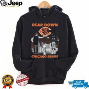 Bear Down Chicago Bears Walter Payton #34 Super Bowl Tribute T Shirt Bear Down Chicago Bears Walter Payton #34 Super Bowl Tribute T Shirt