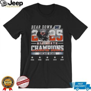 Bears Down 2025 NFC North Champions Chicago Bears Football shirt Bears Down 2025 NFC North Champions Chicago Bears Football shirt