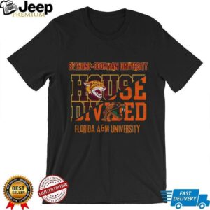 Bethune Cookman vs Florida A&M University House Divided logo shirt