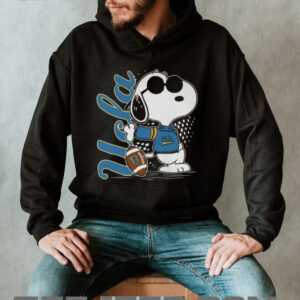 Black Snoopy UCLA Bruins Graphic Crewneck Sweatshirt