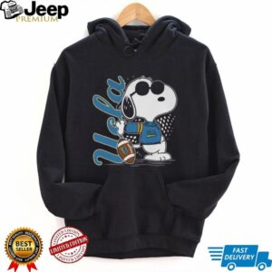 Black Snoopy UCLA Bruins Graphic Crewneck Sweatshirt