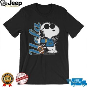 Black Snoopy UCLA Bruins Graphic Crewneck Sweatshirt