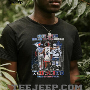 Blue Jays, Raptors, Maple Leafs Toronto Pride Tee Blue Jays, Raptors, Maple Leafs Toronto Pride Tee