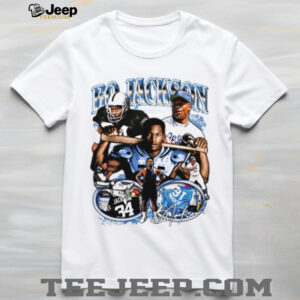 Bo Jackson Oakland Raiders & Kansas City Royals Two Sport Athlete Tee Bo Jackson Oakland Raiders & Kansas City Royals Two Sport Athlete Tee