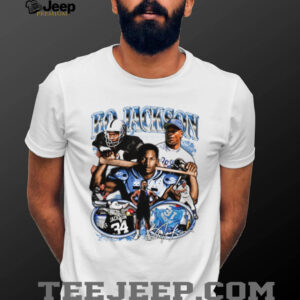 Bo Jackson Oakland Raiders & Kansas City Royals Two Sport Athlete Tee