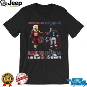 Boston College Eagles & New England Patriots Weekends T Shirt