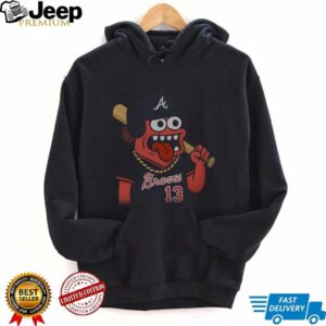 Braves 13 Cartoon Baseball Graphic Tee