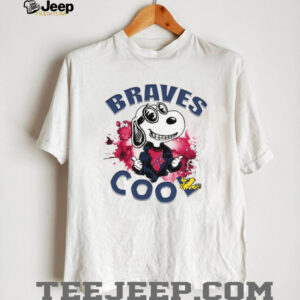 Braves Snoopy Joe Cool Christmas T Shirt Braves Snoopy Joe Cool Christmas T Shirt